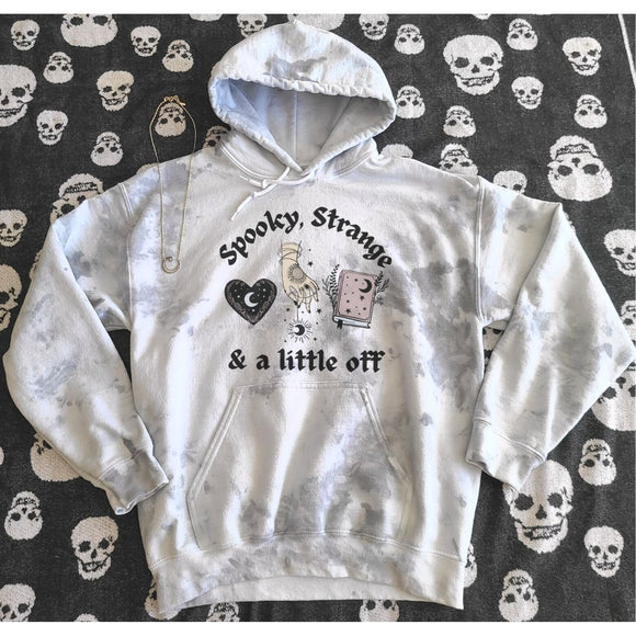 Spooky, Strange & a little off - Morbid Podcast themed hoodie