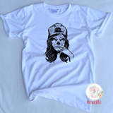 Sugar Skull Woman with Hat - crew & v neck/multiple colors - Neselle Boutique