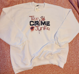 True Crime Junkie sweater - Neselle Boutique