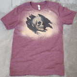 Bleached skull with animal print - Neselle Boutique