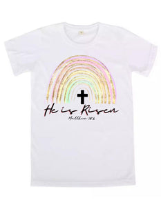 Rainbow He is Risen - Neselle Boutique
