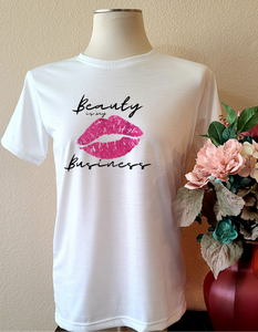Beauty is my business - pink lips - Neselle Boutique