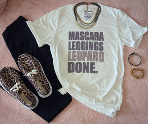 Mascara, leggings, leopard done! - Neselle Boutique