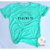 Psalms 91 - crew & v neck/multiple colors! - Neselle Boutique