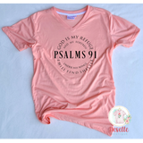 Psalms 91 - crew & v neck/multiple colors! - Neselle Boutique