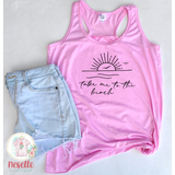 Take me to the beach - tank top - Neselle Boutique