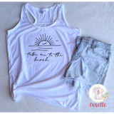 Take me to the beach - tank top - Neselle Boutique