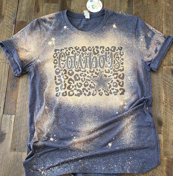 Bleached Cowboys Tee - Neselle Boutique