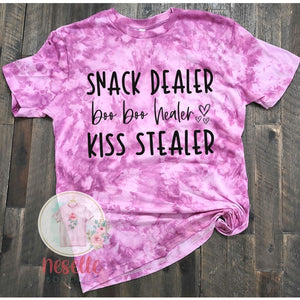 Snack Dealer, boo boo healer, kiss stealer