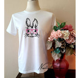 Bunny with pink glasses - 3 colors - Neselle Boutique