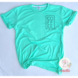 Coffee - crew & vneck/multiple colors! - Neselle Boutique