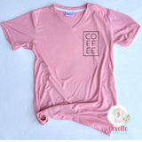 Coffee - crew & vneck/multiple colors! - Neselle Boutique