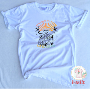 Day dreamin about leavin for no reason - crew & v neck/multiple colors - Neselle Boutique