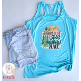Day drinking at the lake is my happy place - tank tops - Neselle Boutique