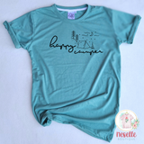 Happy Camper - crew & v neck/multiple colors - Neselle Boutique