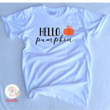 Hello Pumpkin - crew & vneck/multiple colors - Neselle Boutique