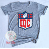 I Don't Care Super Bowl tee and sweatshirts