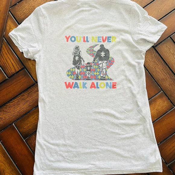 You’ll Never Walk Alone- Autism Awareness shirt - Neselle Boutique