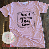 Inspired by the Fear of Being Normal