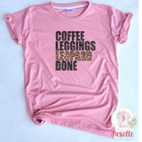 Coffee Leggings Leopard Done - Neselle Boutique