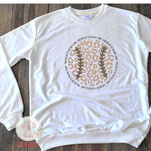 Leopard Baseball Sweatshirts