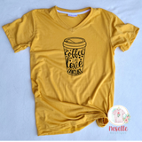 Coffee is my love language - crew & v neck/multiple colors! - Neselle Boutique