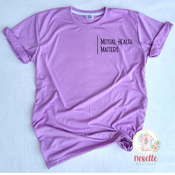 Mental Health Matters - crew & v neck/multiple colors! - Neselle Boutique