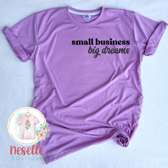 Small business big dreams - 5 colors