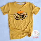 Spooky Vibes - crew neck & vneck/ 4 colors - Neselle Boutique