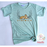 Stay Wild - crew & v neck/3 colors - Neselle Boutique