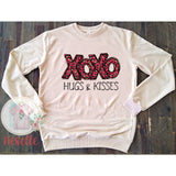 XOXO pink leopard - sweatshirts