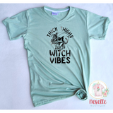 Thick Thighs and Witch Vibes - crew & vneck/multiple colors - Neselle Boutique
